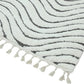 Tapis de salon moderne à franges RIDGE