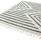 Tapis de salon moderne à franges RASH