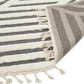 Tapis de salon moderne à franges RASH