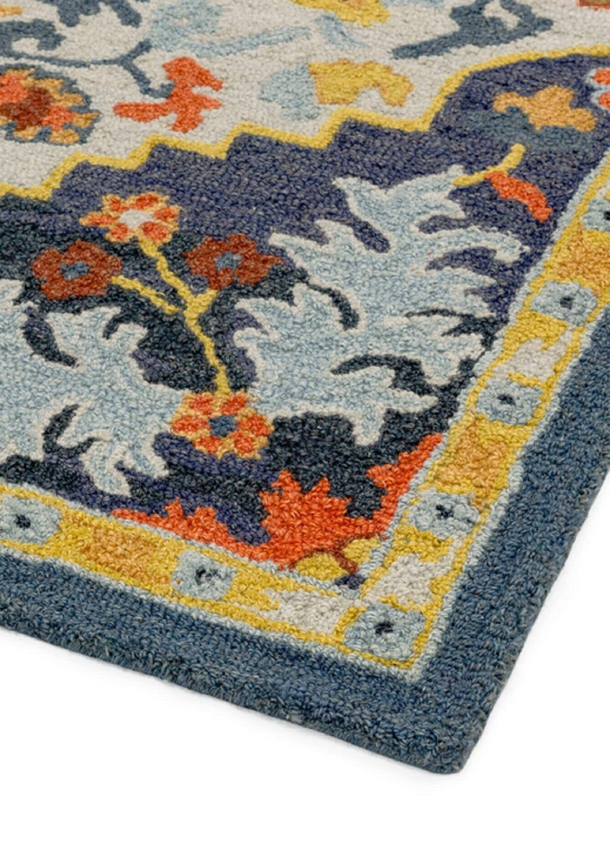 Tapis style orient en laine BONDI MEDAILLON