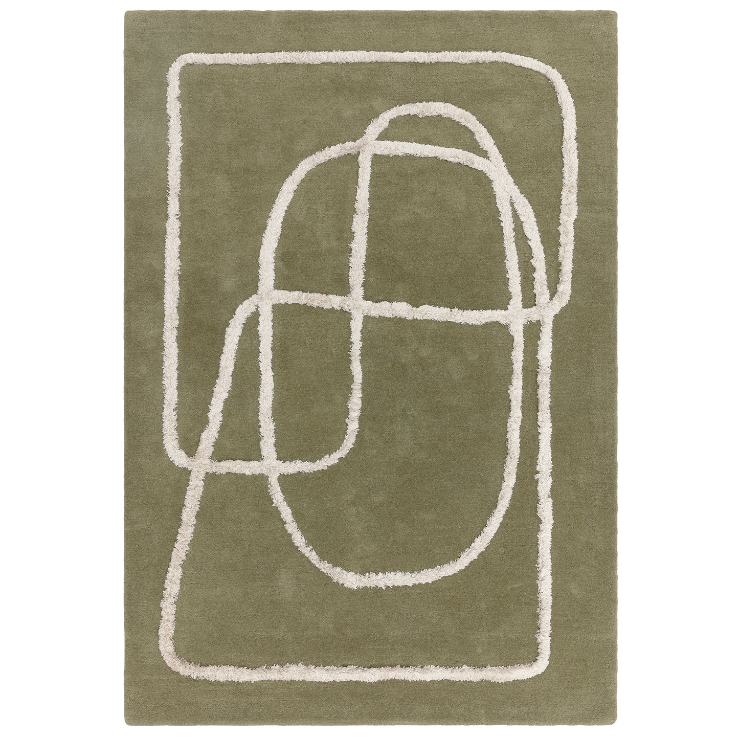 Tapis de salon moderne en laine ETERNITY