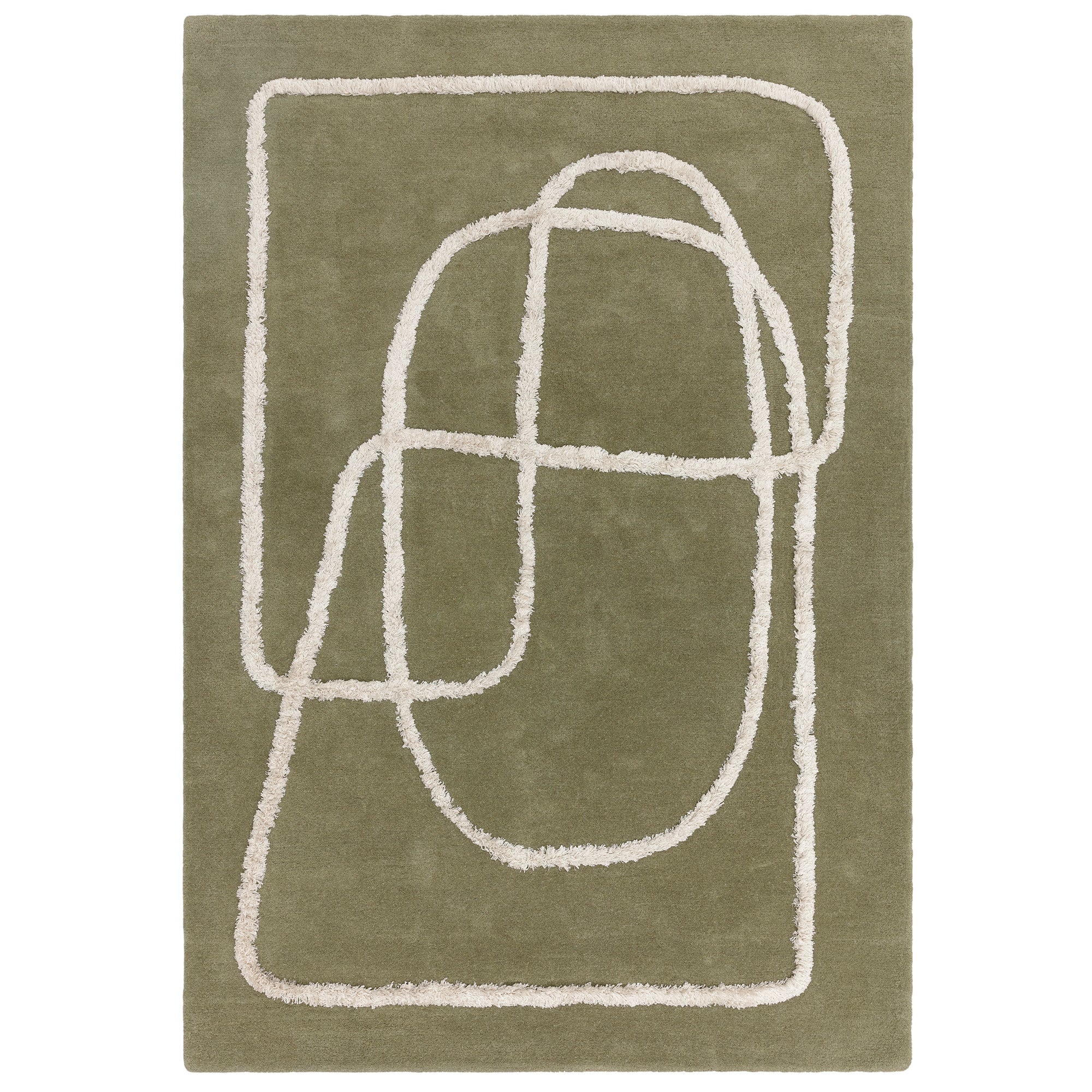 Tapis de salon moderne en laine ETERNITY