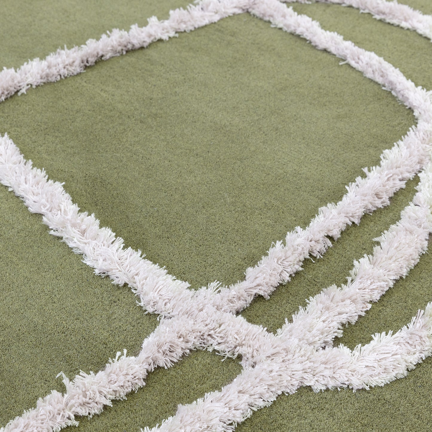 Tapis de salon moderne en laine ETERNITY