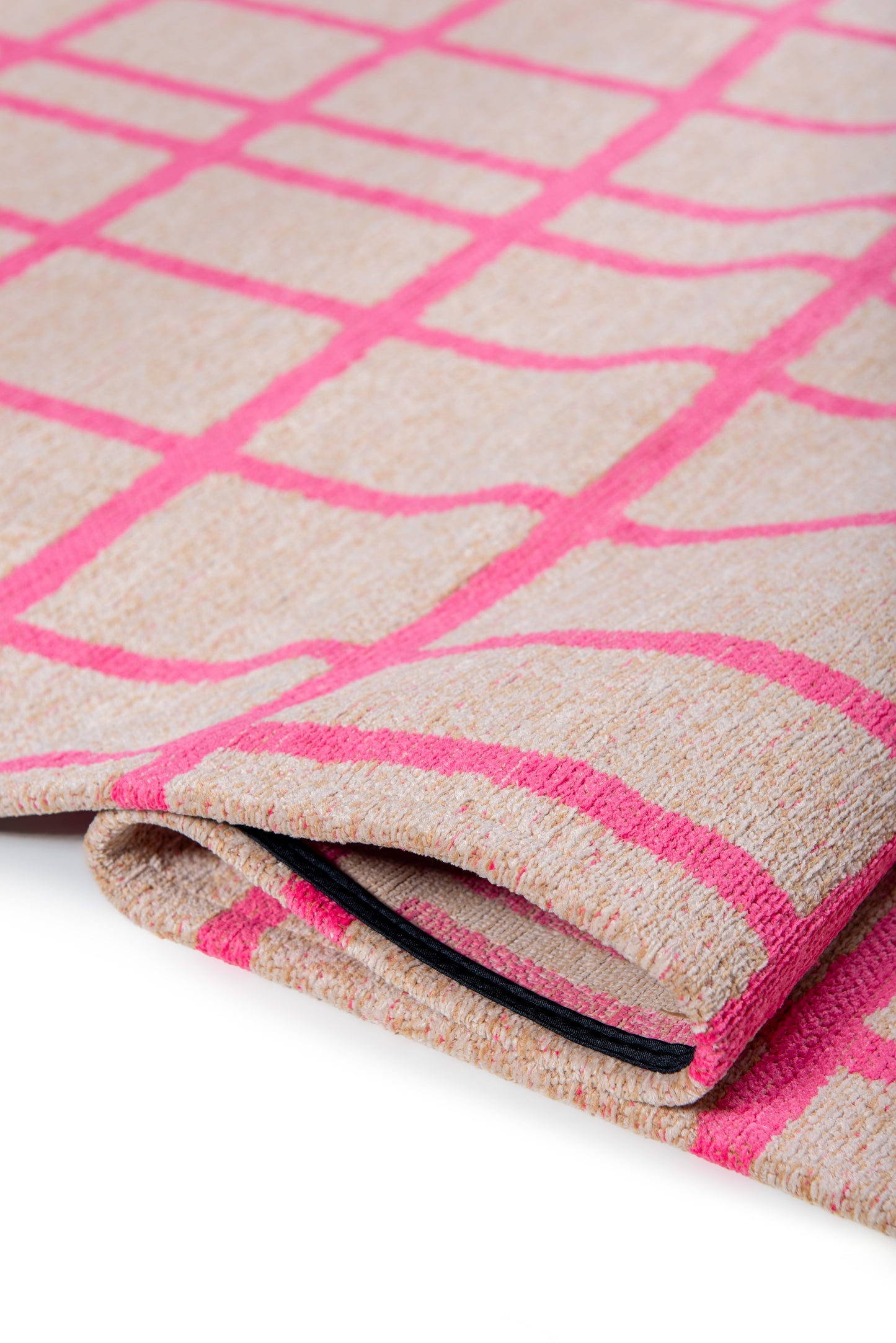 Tapis de salon moderne tissé plat VERO
