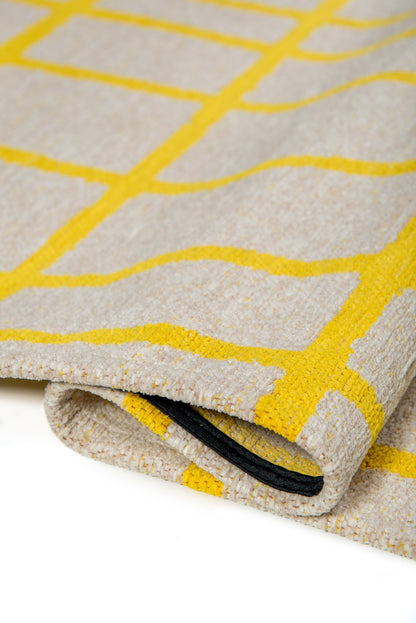 Tapis de salon moderne tissé plat VERO