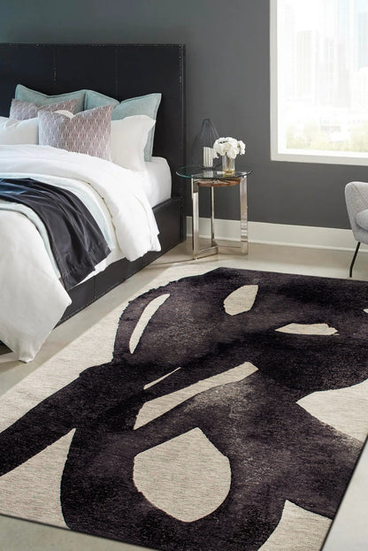 Tapis de salon moderne tissé plat YOYO