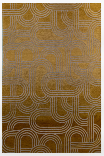 Tapis de salon moderne tissé plat FEVER