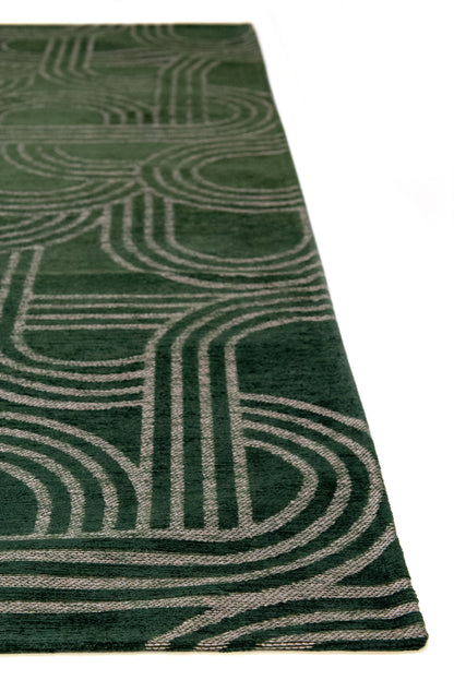 Tapis de salon moderne tissé plat FEVER
