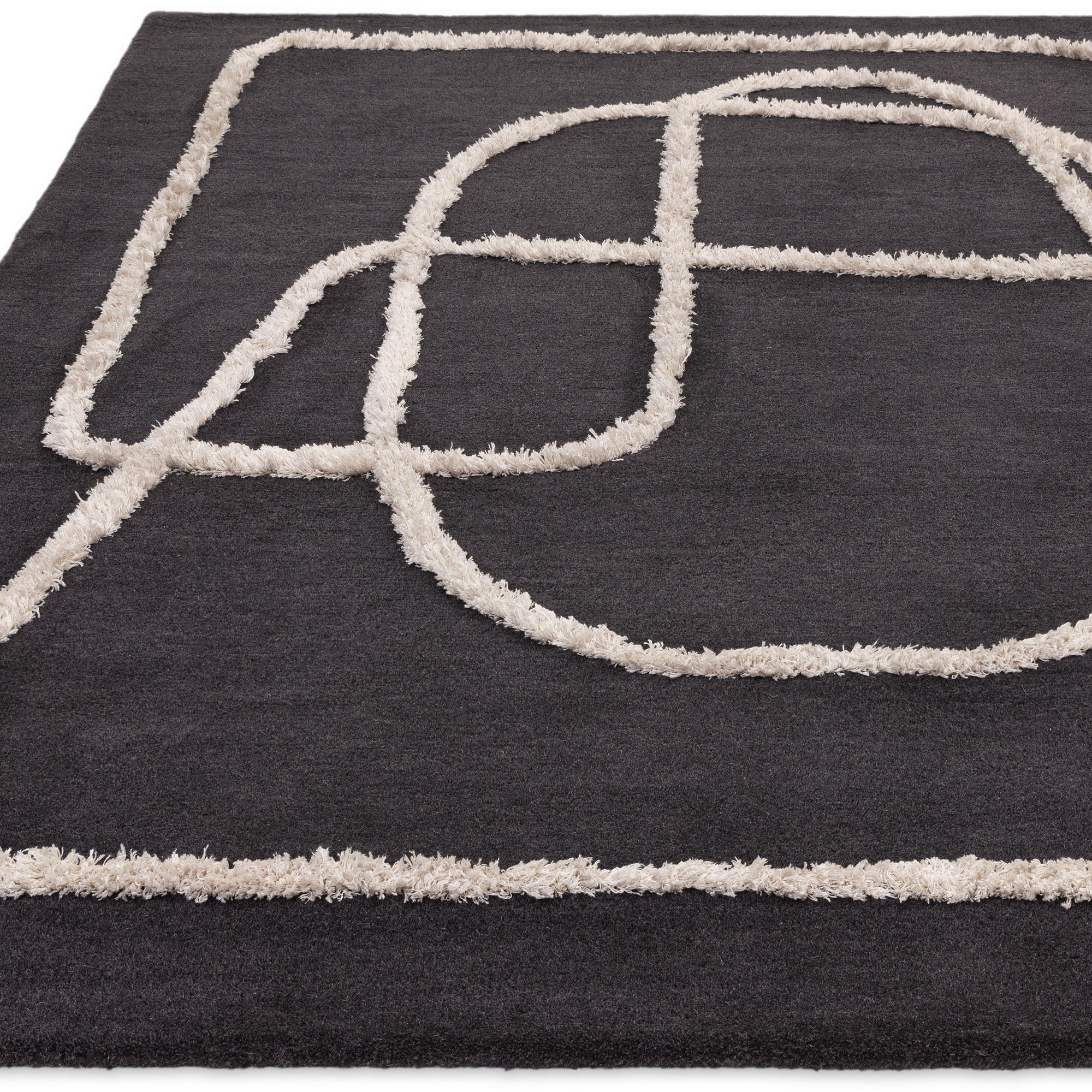 Alfombra moderna de lana para sala de estar ETERNITY