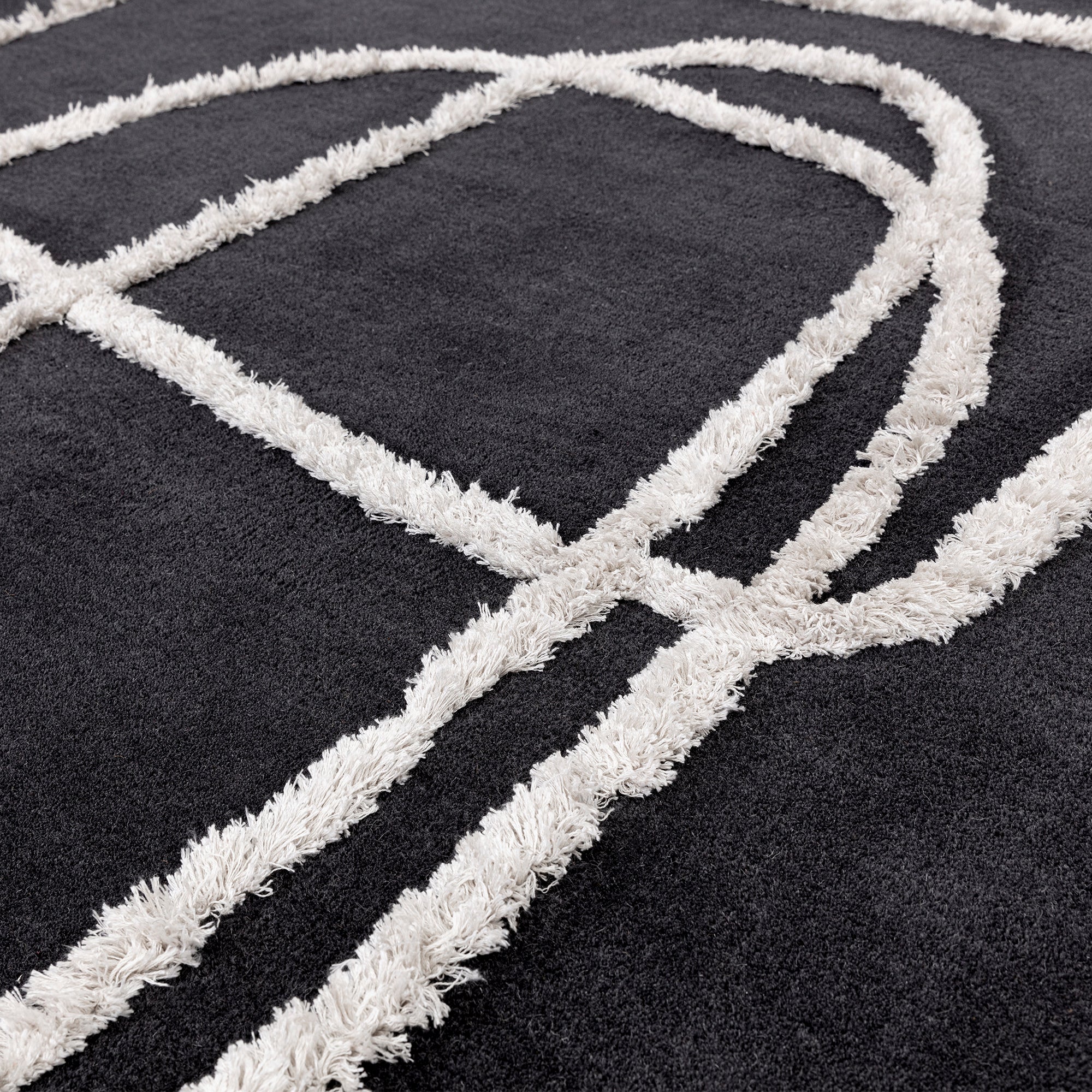 Alfombra moderna de lana para sala de estar ETERNITY