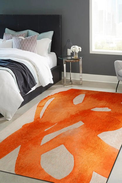 Tapis de salon moderne tissé plat YOYO
