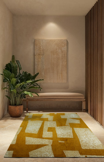 Tapis de salon moderne tissé plat SPRING