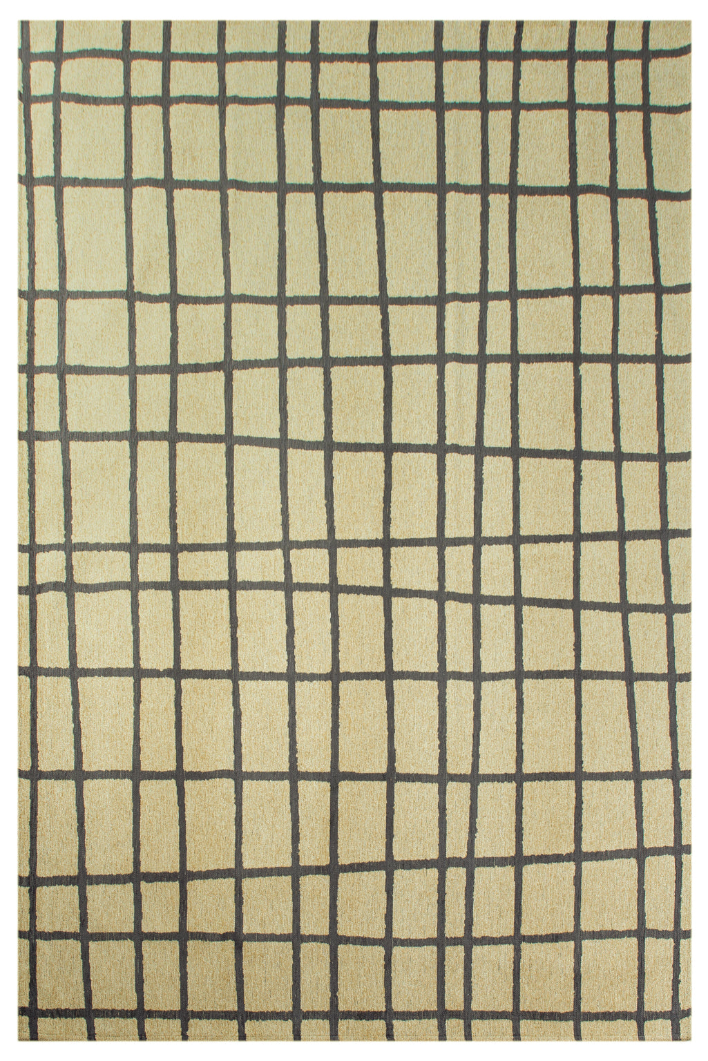 Tapis de salon moderne tissé plat VERO