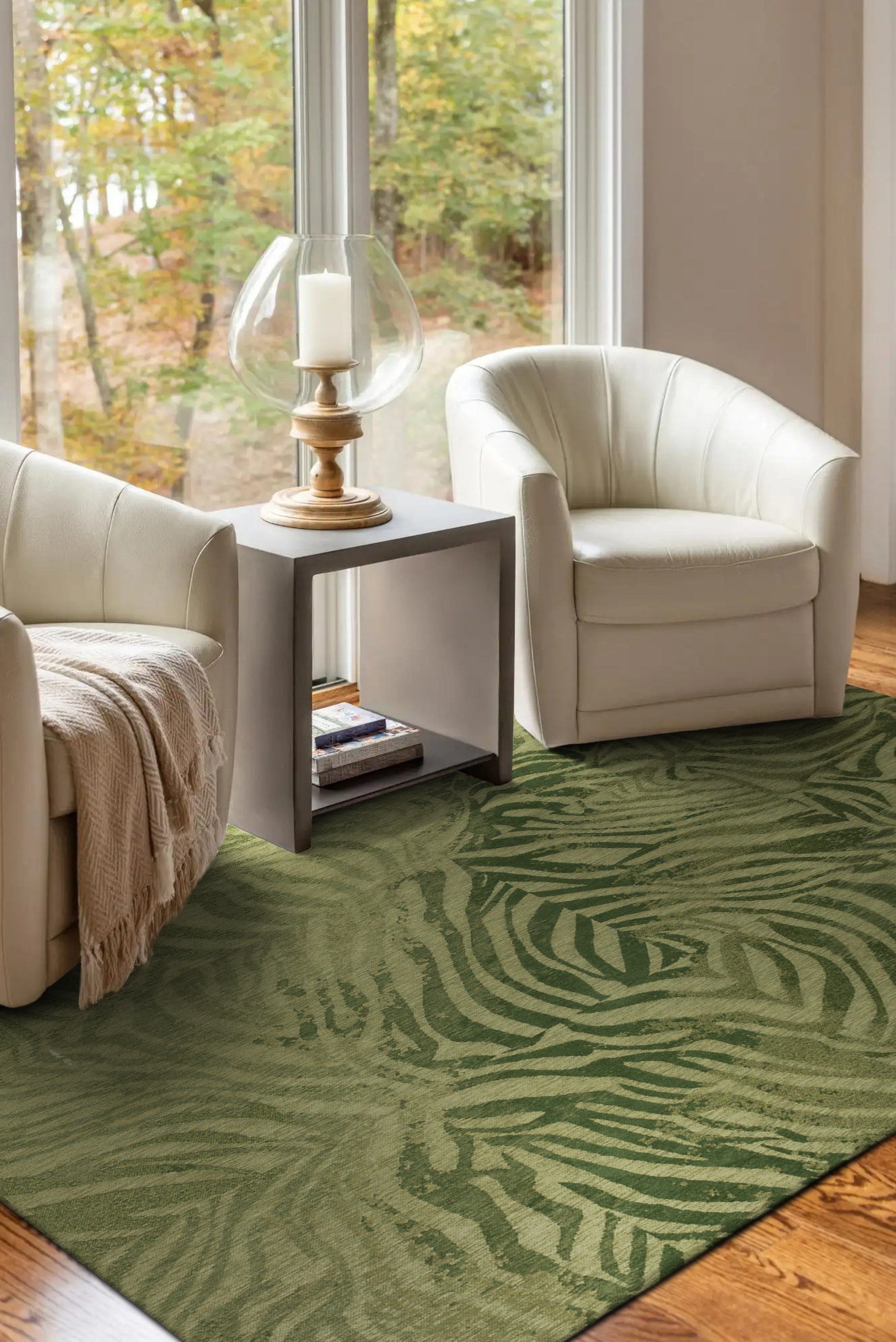 Alfombra moderna de tejido plano para sala de estar SAVANE