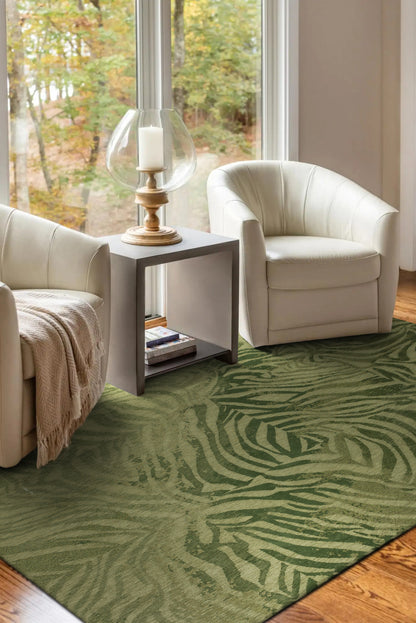 Tapis de salon moderne tissé plat SAVANE