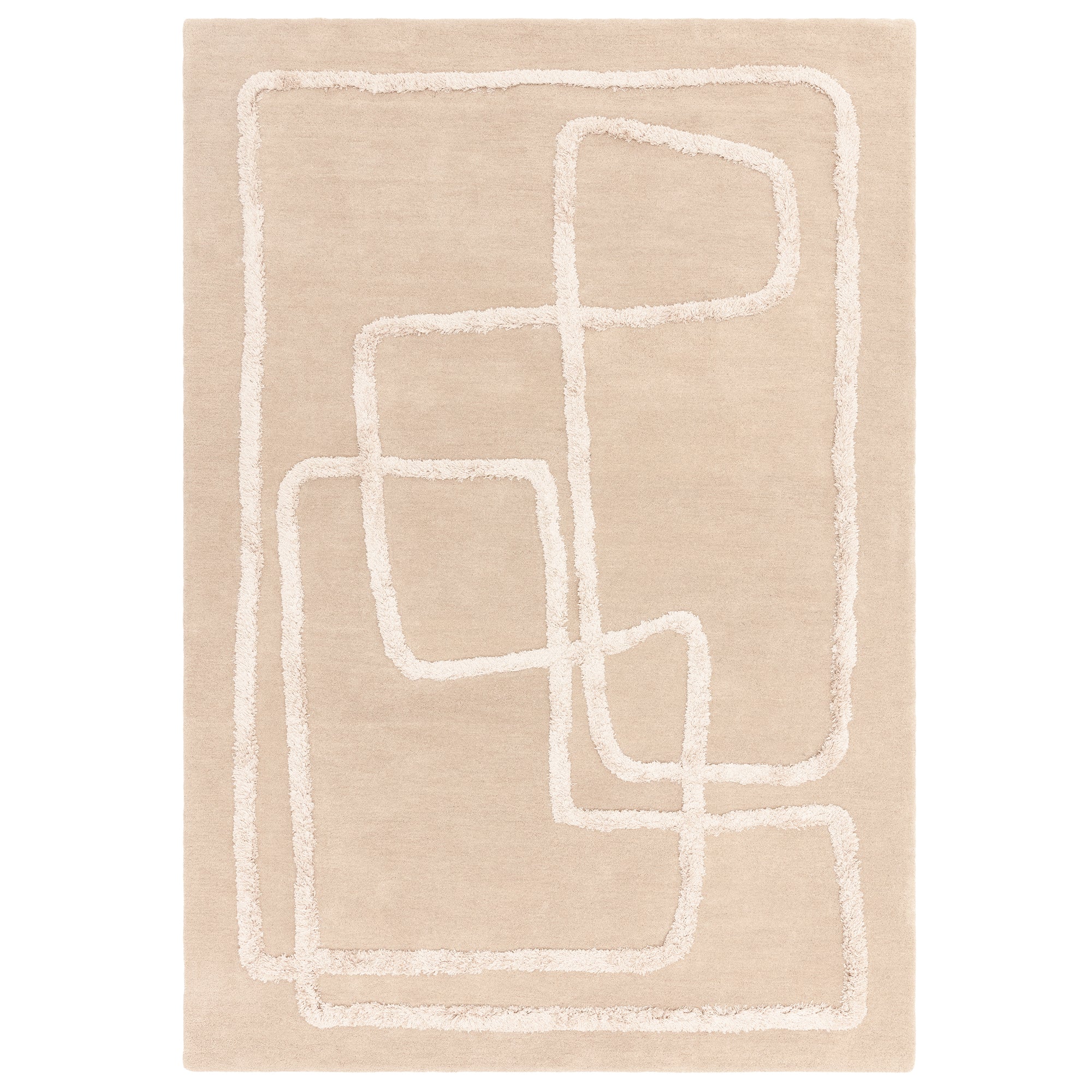 Tapis de salon moderne en laine ETERNITY