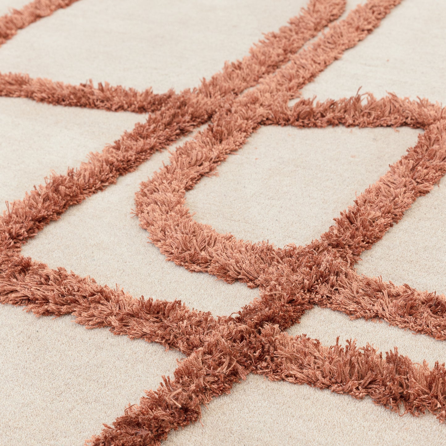 Tapis de salon moderne en laine ETERNITY