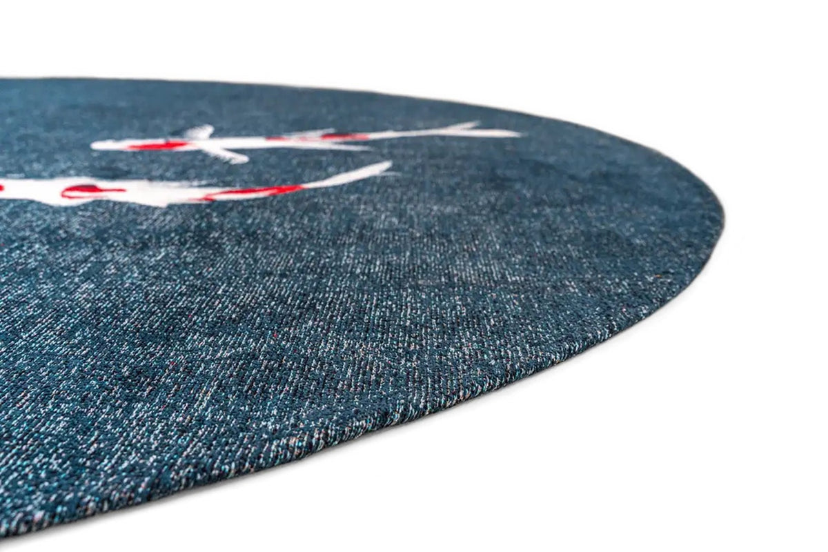 Tapis de salon et chambre tissé plat PONDY