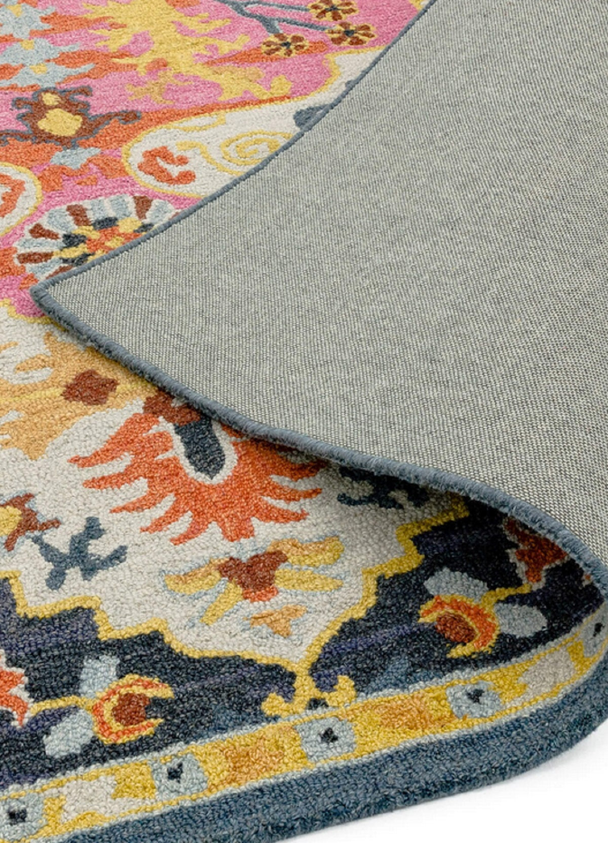 Tapis style orient en laine BONDI MEDAILLON