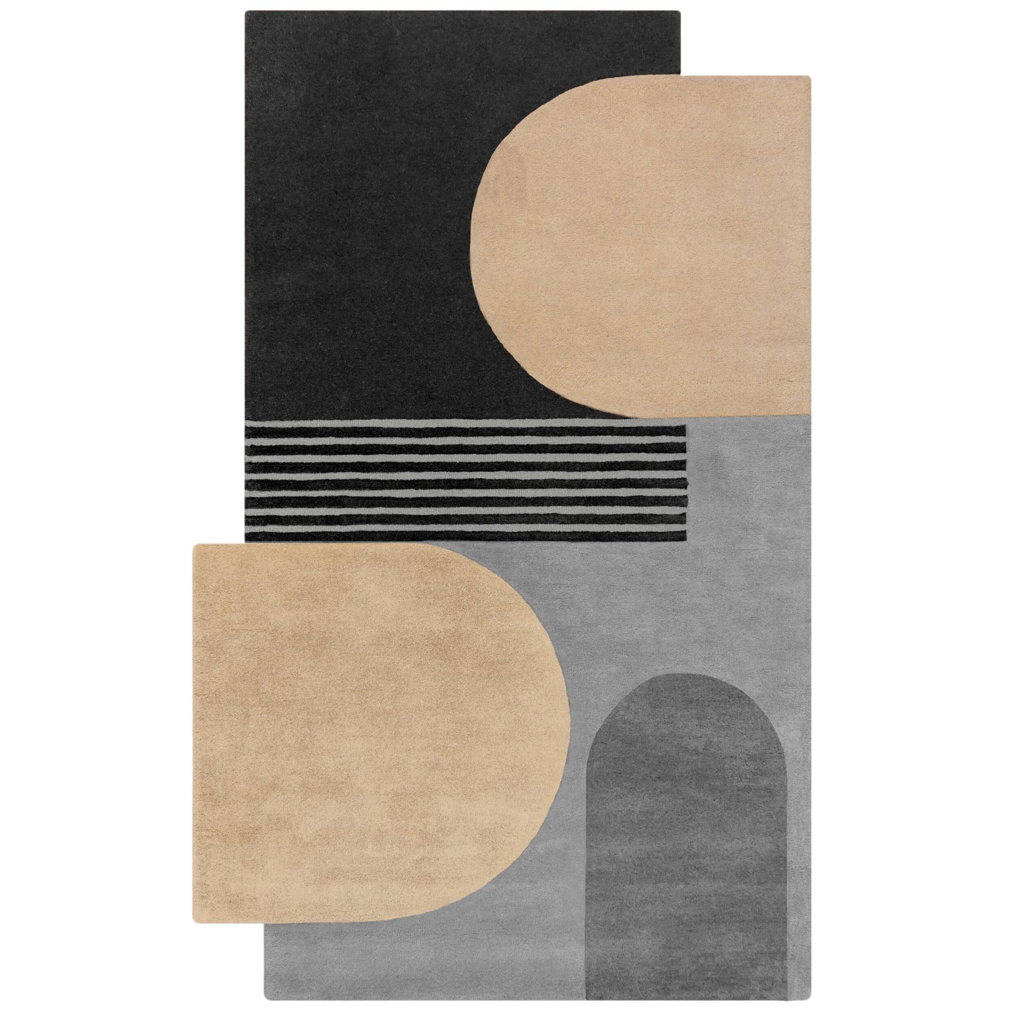 Tapis de salon moderne pure laine FORMAL MULTI