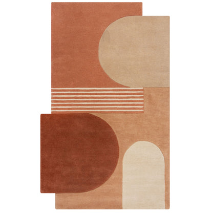 Tapis de salon moderne pure laine FORMAL MULTI