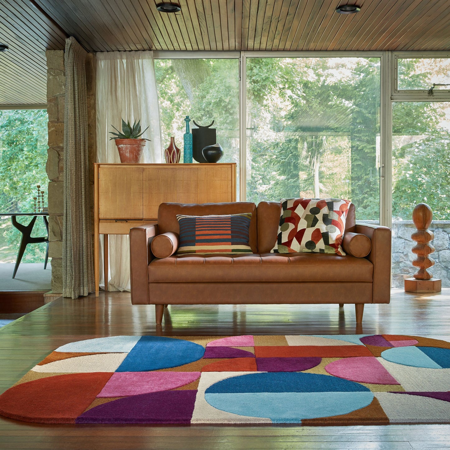 Tapis de chambre et salon en laine MANI