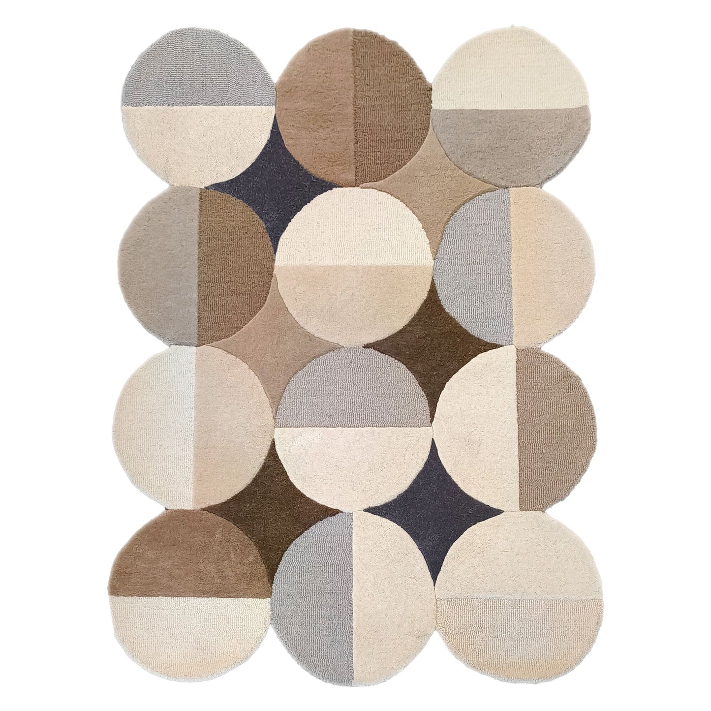 Tapis de chambre et salon en laine CONIC