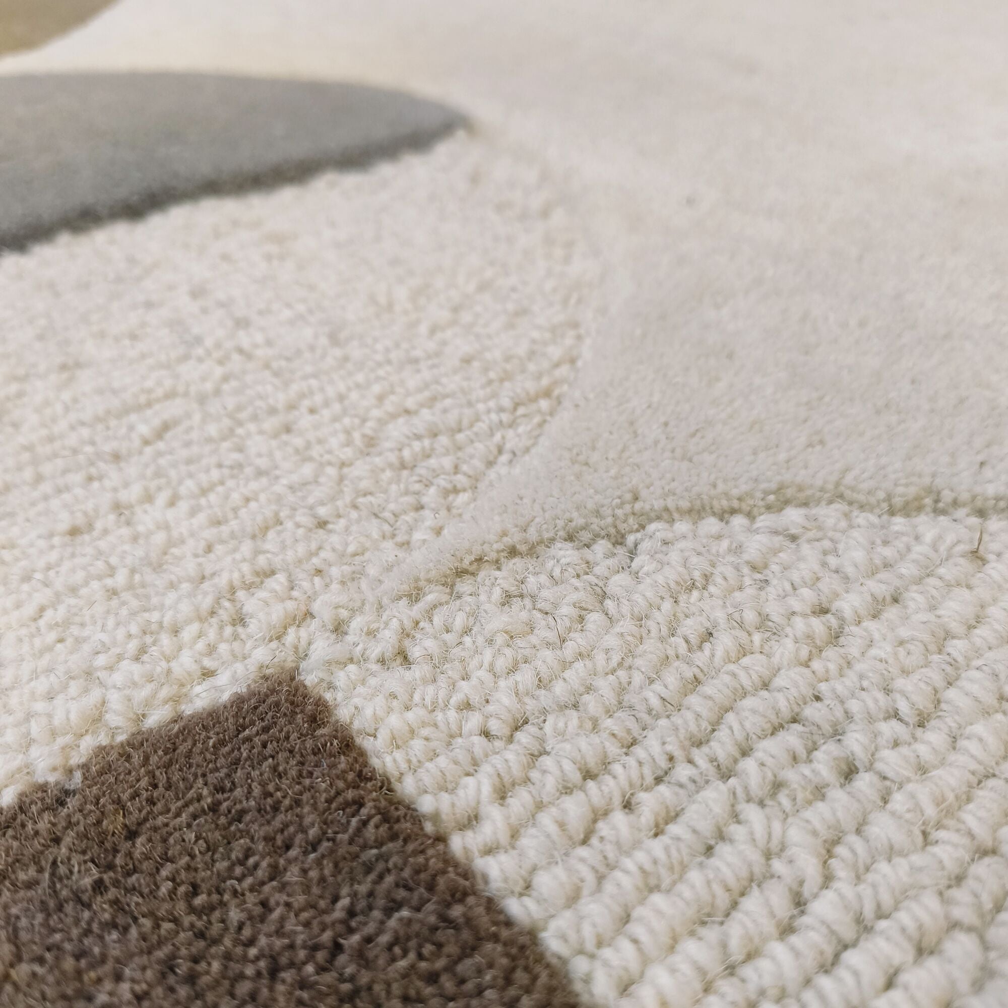 Tapis de salon et chambre en laine SMOOTHY