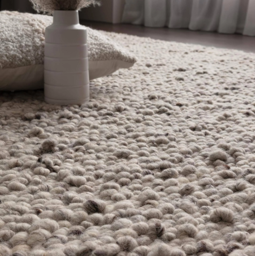 Tapis de salon et chambre pure laine DAREL