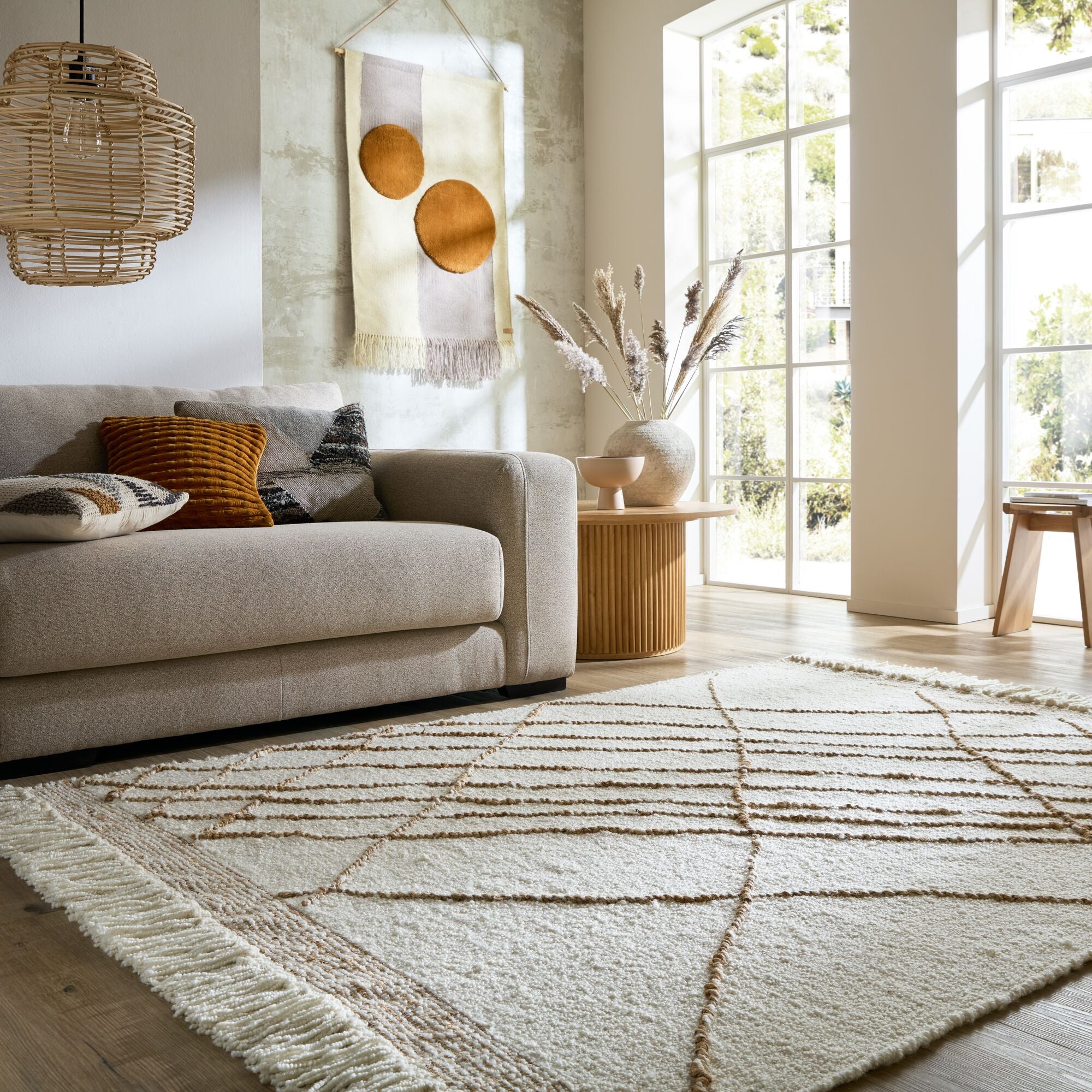Tapis de chambre et salon moderne BISCANE
