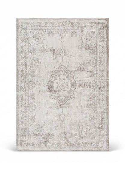 Tapis de salon et chambre tissé plat MEDAILLON