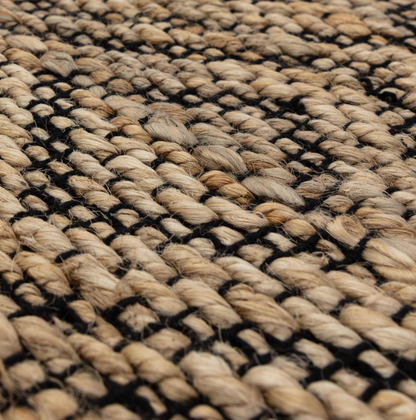 Tapis de salon et chambre en jute SEHRA