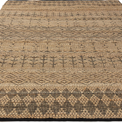 Tapis de salon et chambre en jute SEHRA