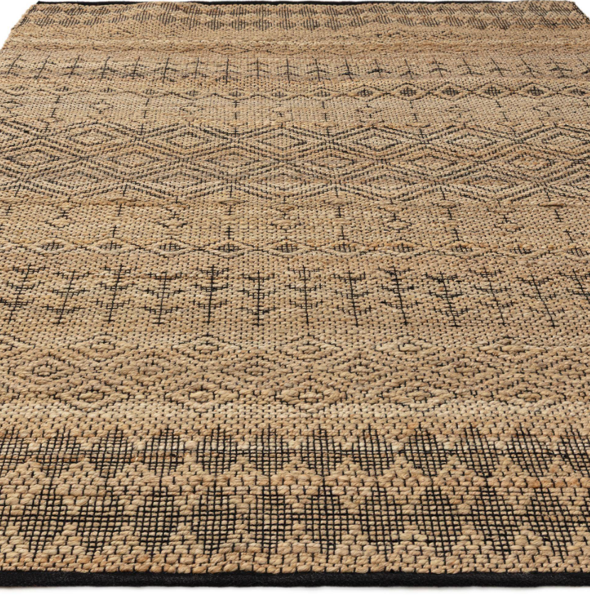 Tapis de salon et chambre en jute SEHRA