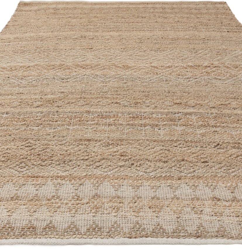 Tapis de salon et chambre en jute SEHRA