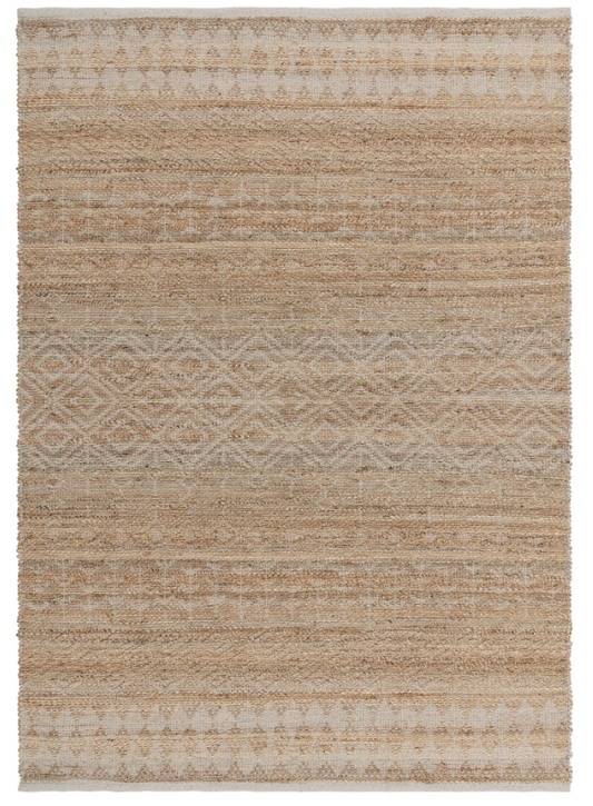 Tapis de salon et chambre en jute SEHRA