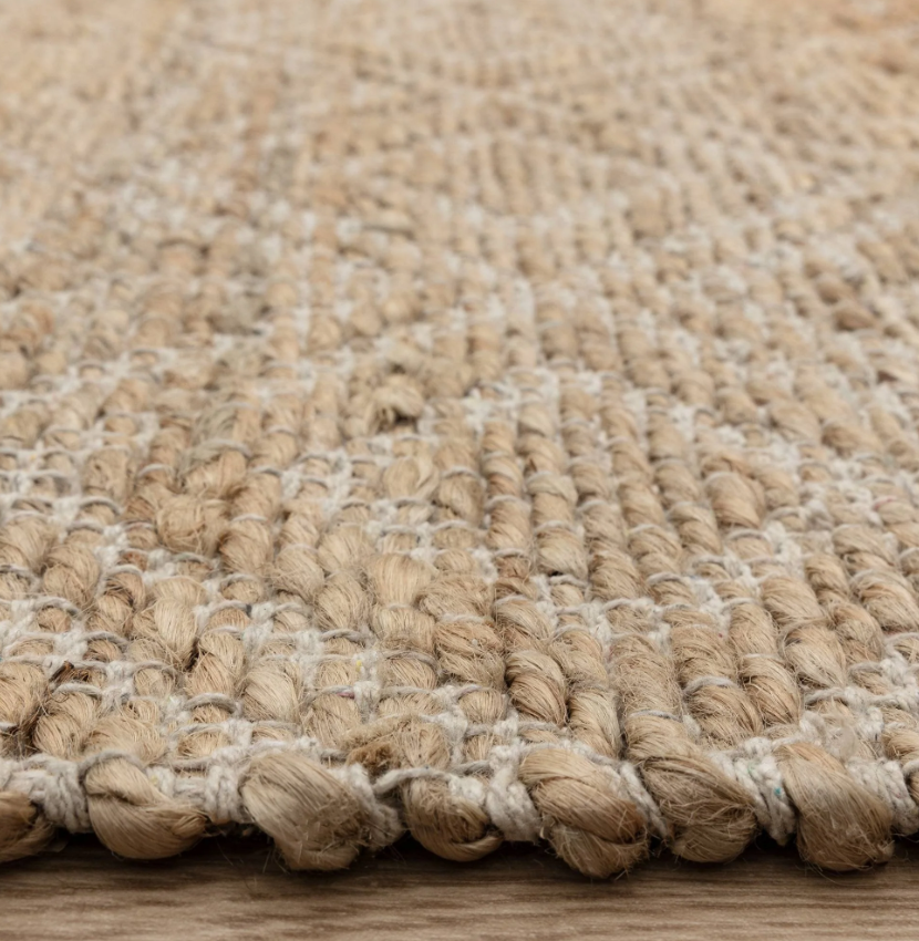 Tapis de salon et chambre en jute SEHRA