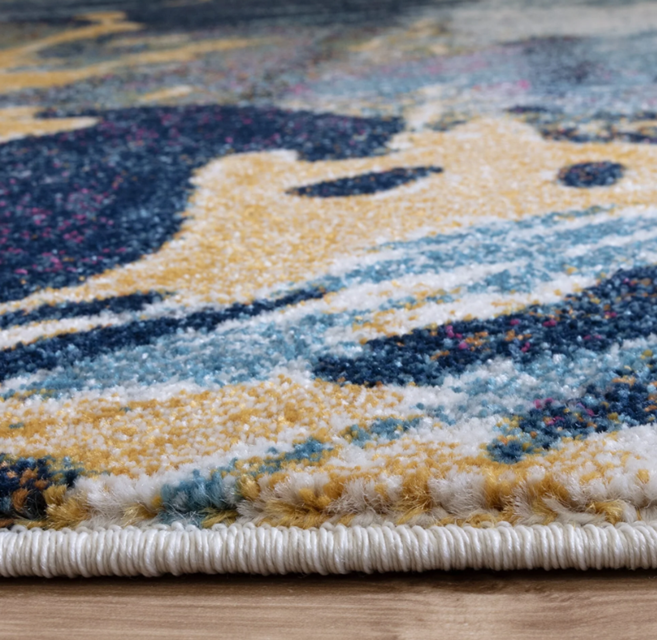 Tapis tissé plat moderne AURAL