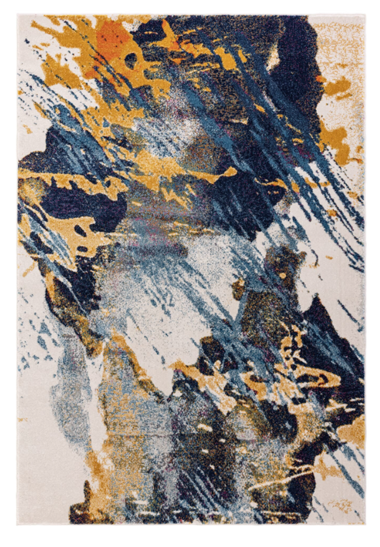 Tapis tissé plat moderne AURAL