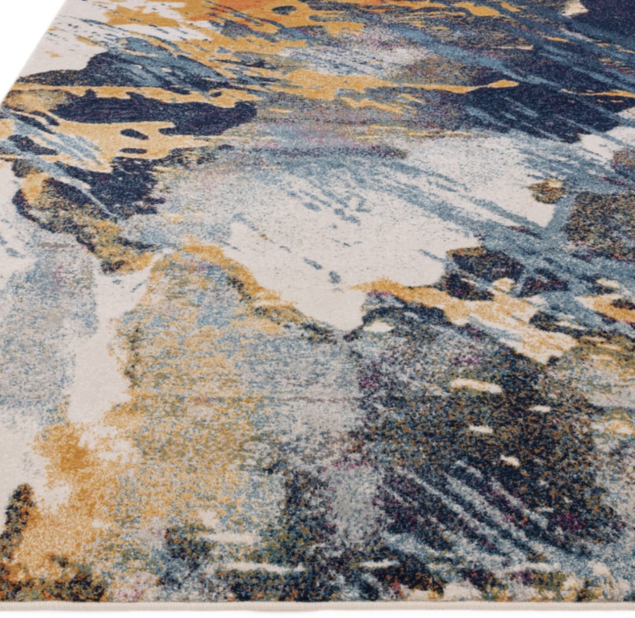 Tapis tissé plat moderne AURAL