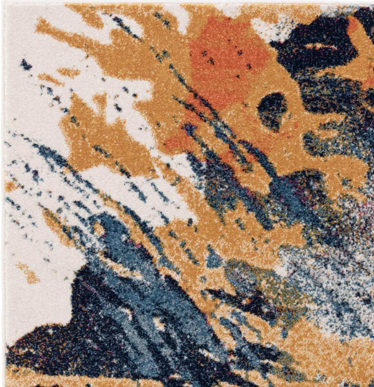 Tapis tissé plat moderne AURAL