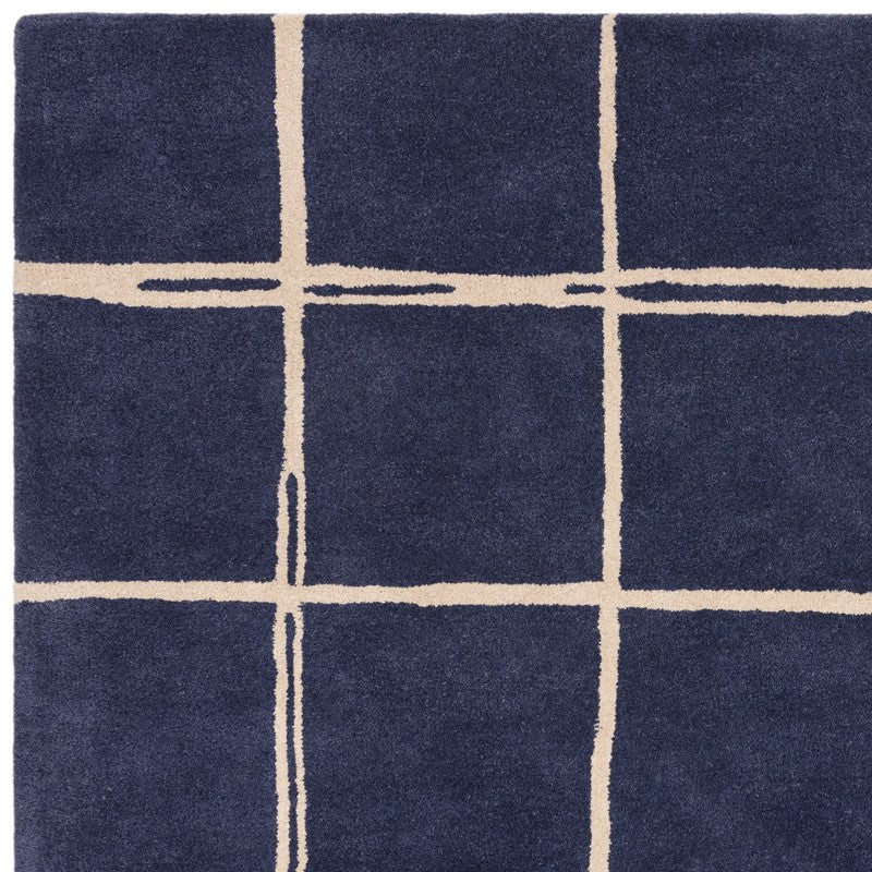 Tapis de salon moderne pure laine fait main RENO