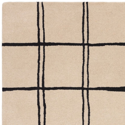 Tapis de salon moderne pure laine fait main RENO