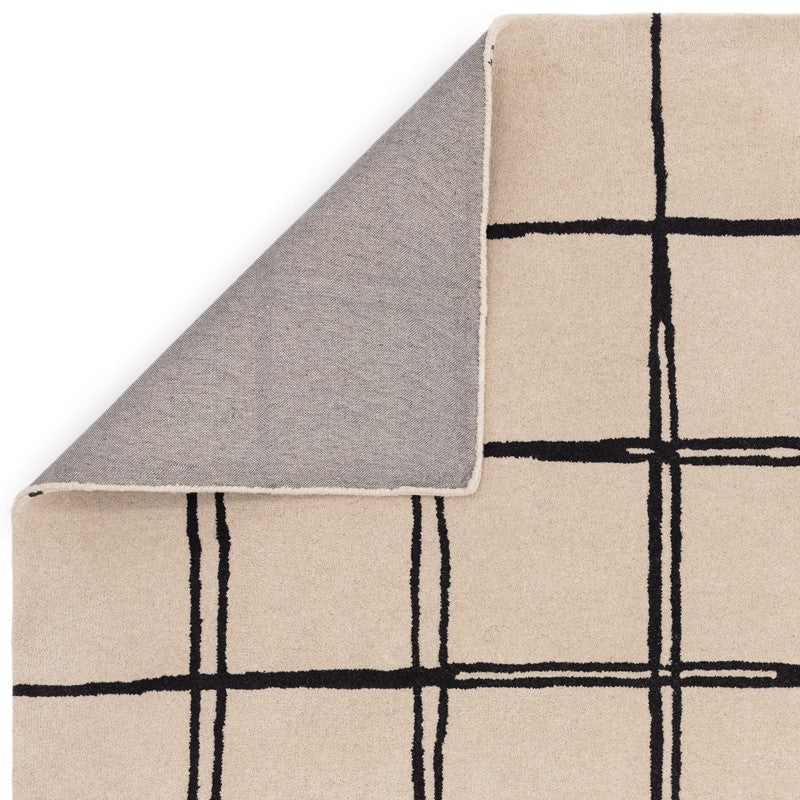 Tapis de salon moderne pure laine fait main RENO