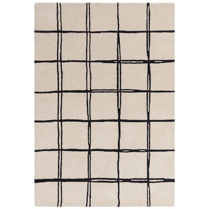 Tapis de salon moderne pure laine fait main RENO