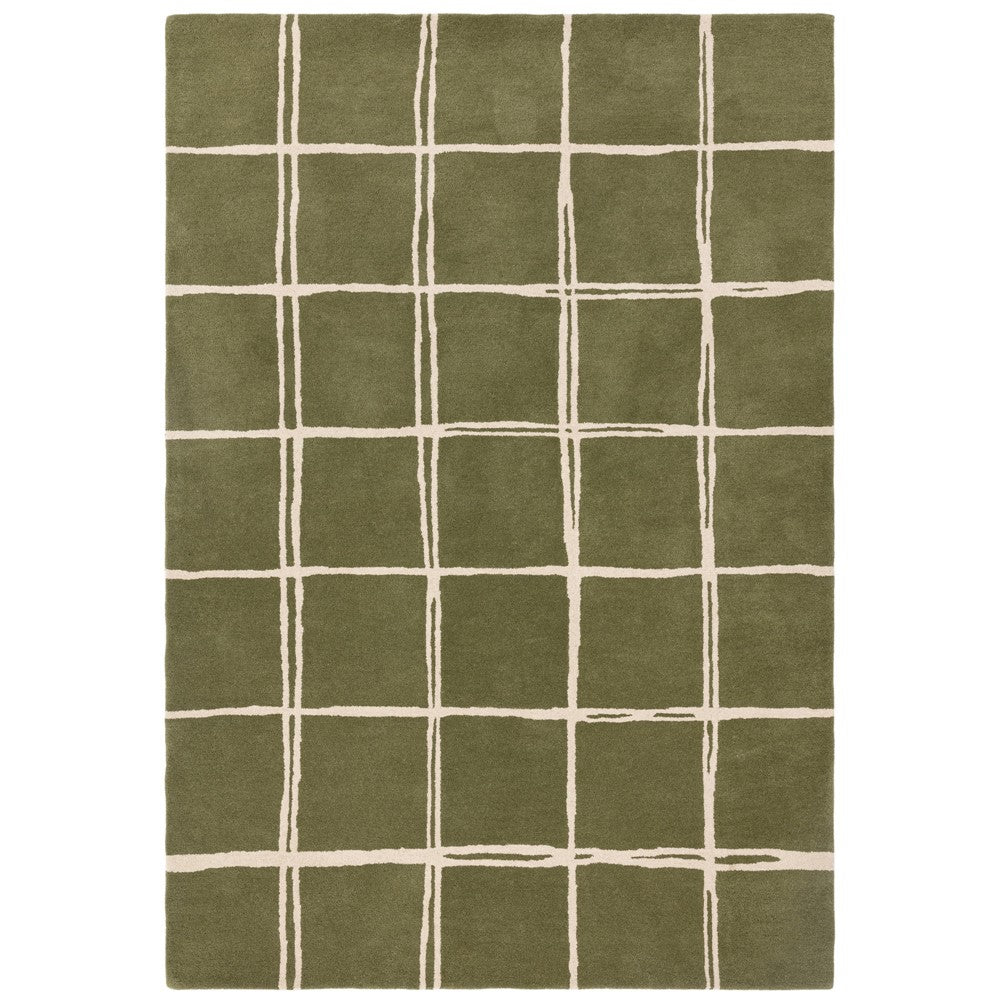 Tapis de salon moderne pure laine fait main RENO