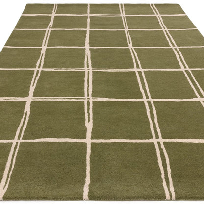 Tapis de salon moderne pure laine fait main RENO