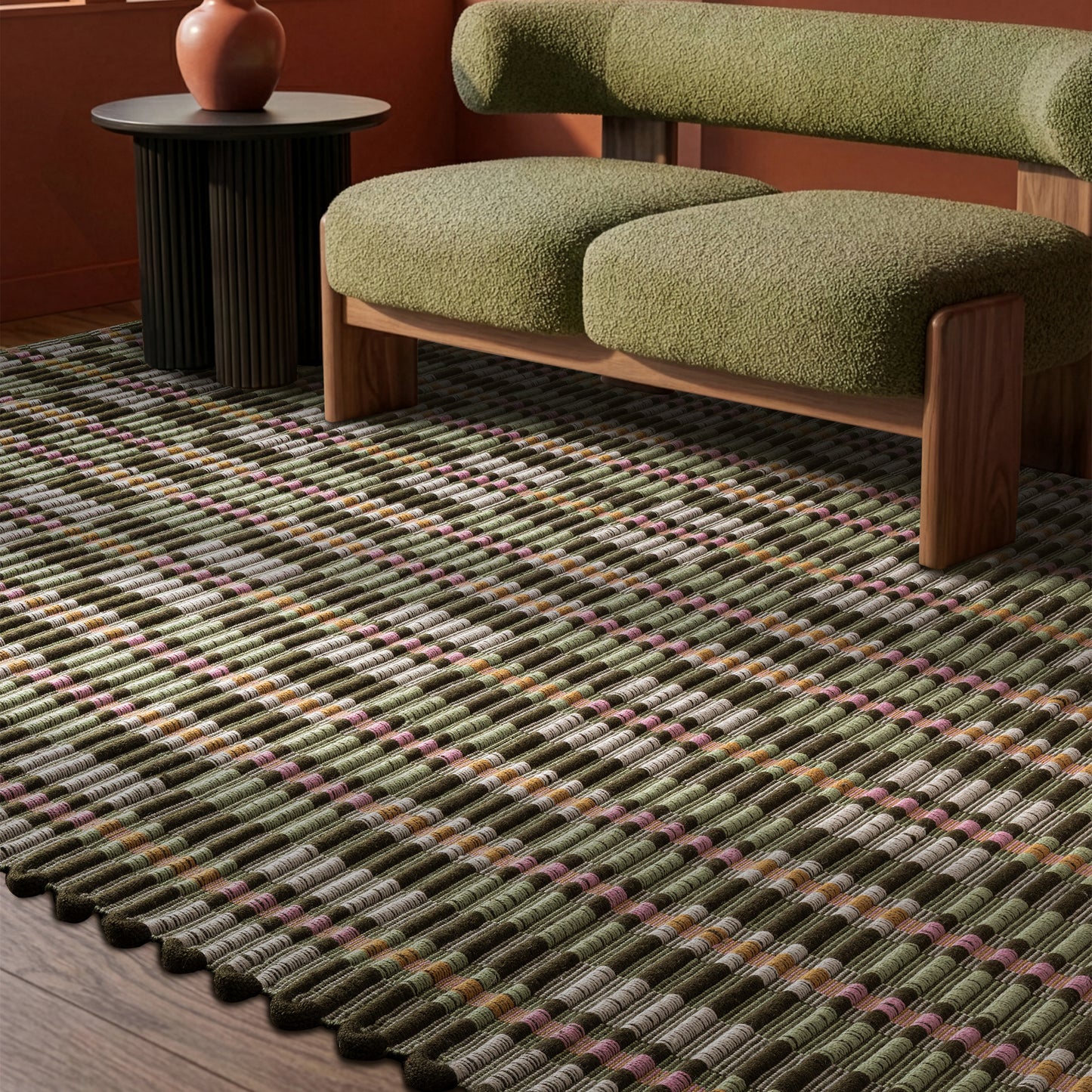 Tapis de salon et chambre moderne RADEN