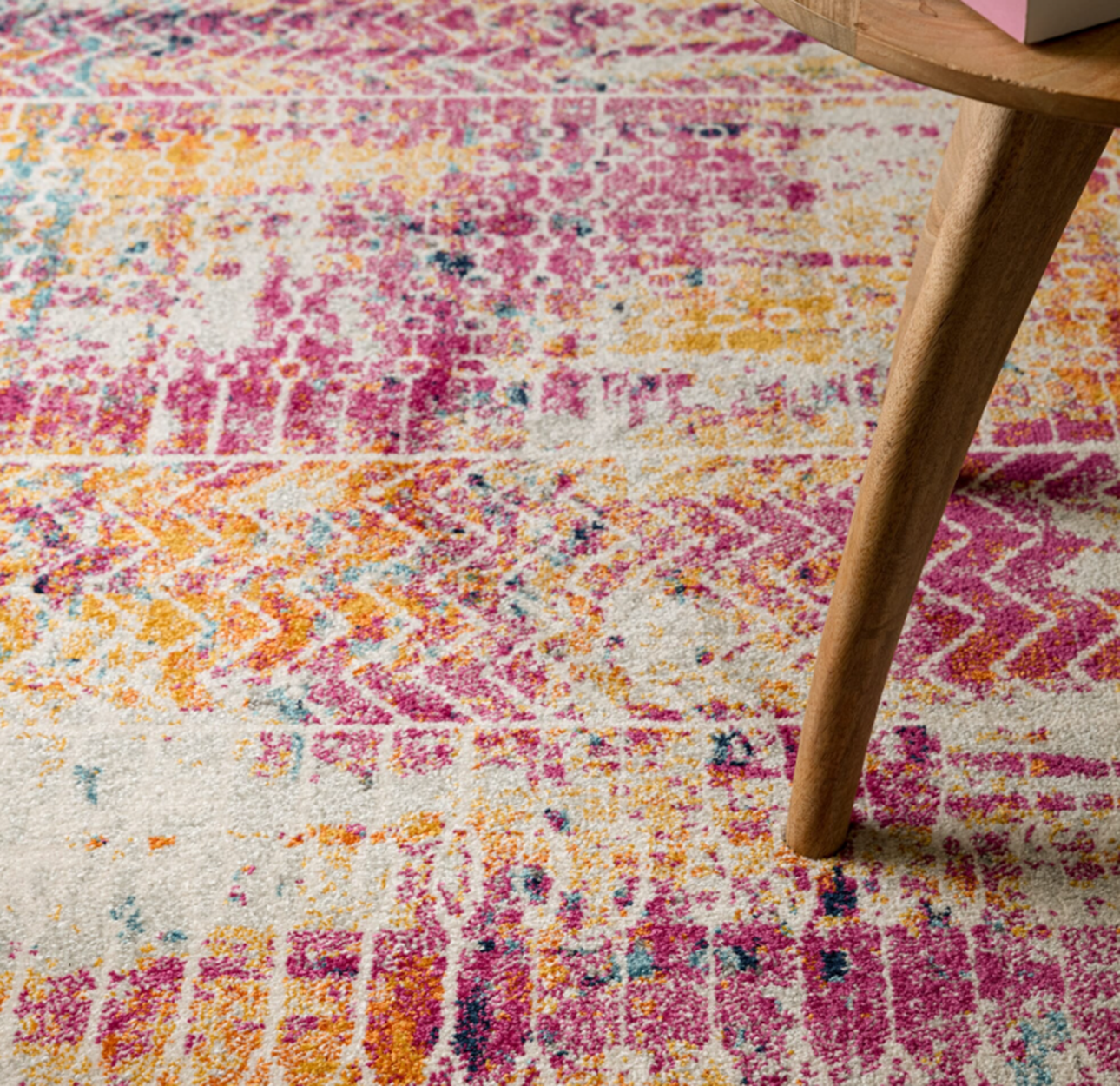 Tapis tissé plat moderne BARLY