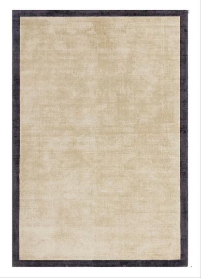 Tapis de salon tissé main en viscose LAME NEO